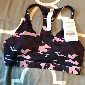 Fabletics colorful camo sports bra!